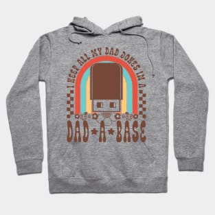 My Dad Jokes In A Dad A Base Retro Funny Hoodie